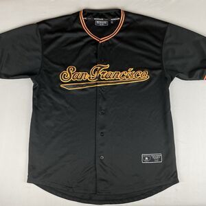 Renegade Button Down San Francisco Giants Jersey Men’s 2XL Black Orange SF